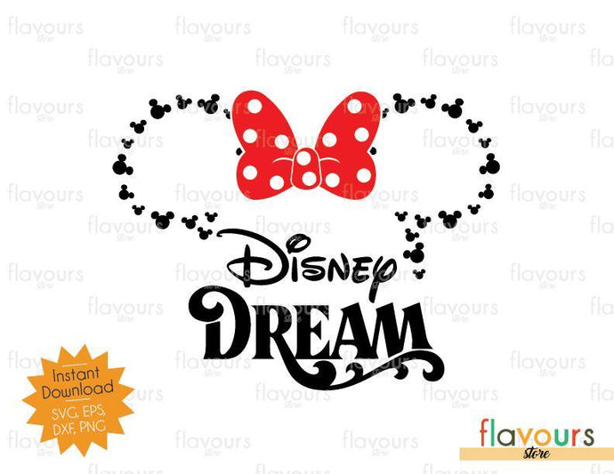 Download Minnie Heads Outline Disney Dream Disney Cruise Svg Cut File Flavoursstore