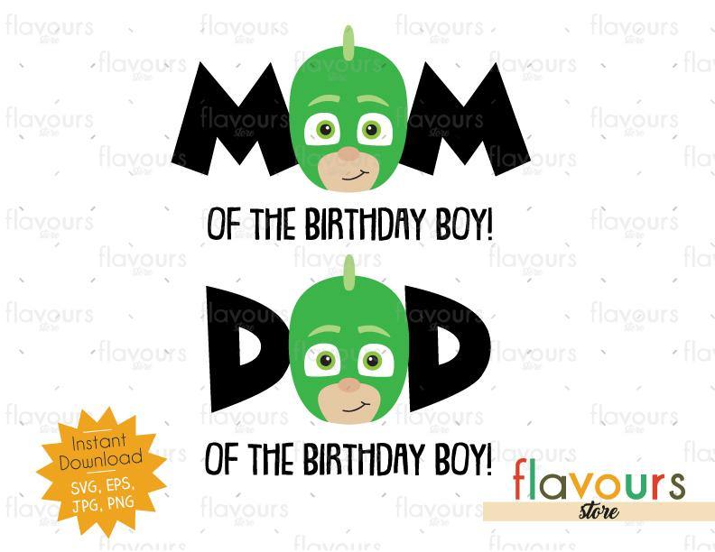 Download Mom and Dad of Birthday Boy - Gekko - Pj Mask - Instant ...