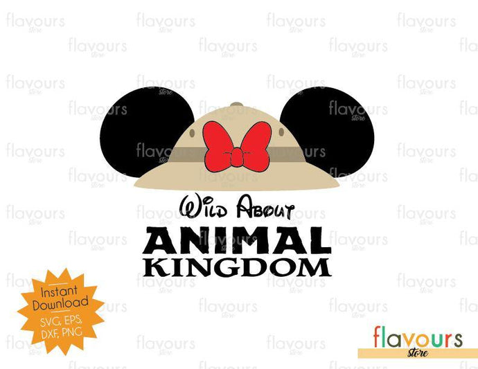 Download Wild About Animal Kingdom Minnie Ears Hat Svg Cut File Flavoursstore