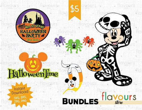 Download Happy Halloween Mickey Gnome Svg Cut File Flavoursstore PSD Mockup Templates