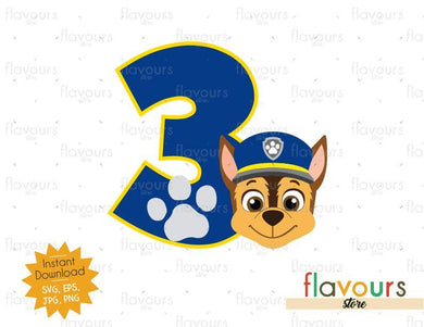 Download Clip Art 3rd Birthday Chase Svg Chase Three Birthday Svg Paw Patrol Birthday Svg 3rd Birthday Paw Patrol Svg Chase Birthday Svg Chase Three Svg Art Collectibles