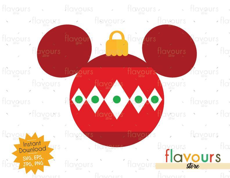 Download Mickey Christmas Ball With Ornaments - Disney Christmas ...