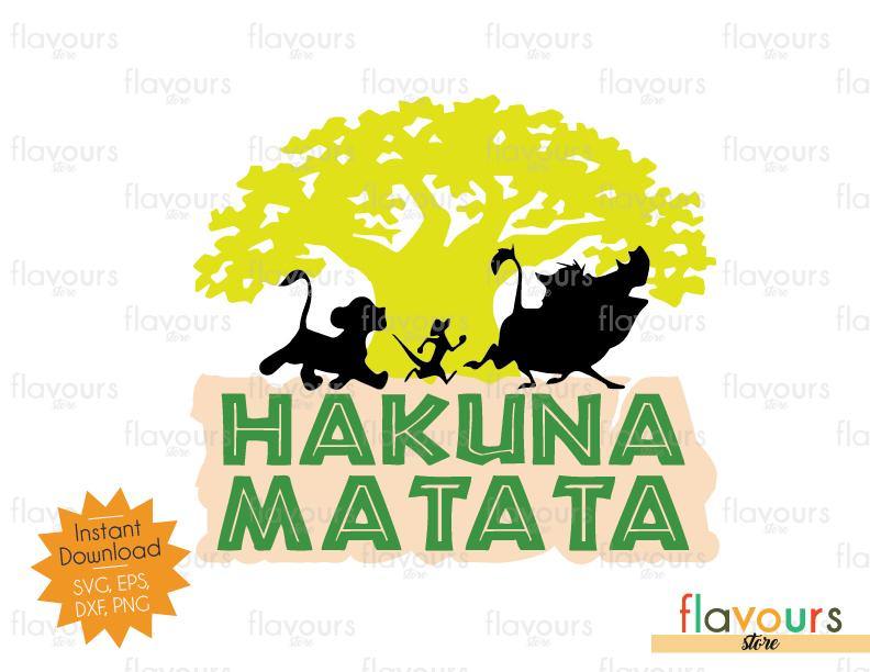 Download Animal Kingdom Tree - Hakuna Matata - SVG Cut File - FlavoursStore