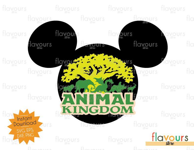 Download Animal Kingdom Mickey Ears - SVG Cut File - FlavoursStore