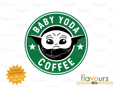 Download Baby Yoda Coffee Svg