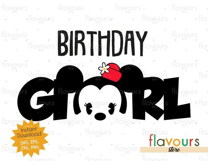 Download Birthday Girl Baby Minnie Instant Download Svg Files Flavoursstore