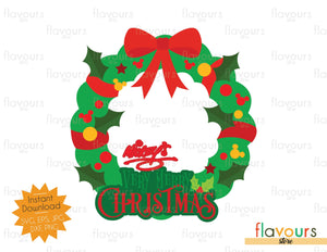 Download Christmas Wreath Svg Cut File Flavoursstore 3D SVG Files Ideas | SVG, Paper Crafts, SVG File