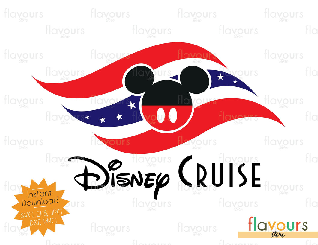 Download Disney Cruise 4th Of July Flag - Instant Download - SVG ...