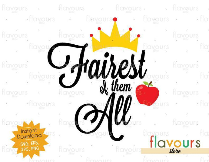 Download Fairest Of Them All Snow White Svg Cut Files Flavoursstore