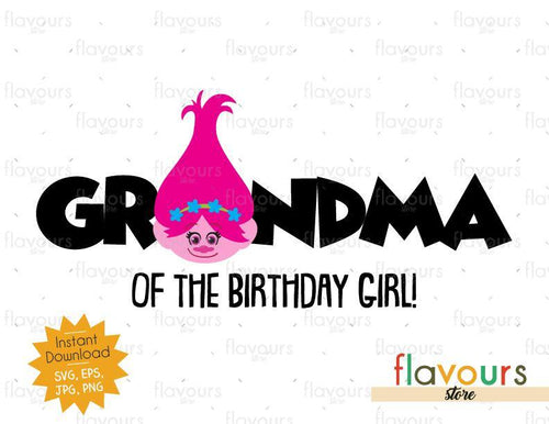 Download Grandpa Of The Birthday Girl Branch Trolls Instant Download Sv Flavoursstore