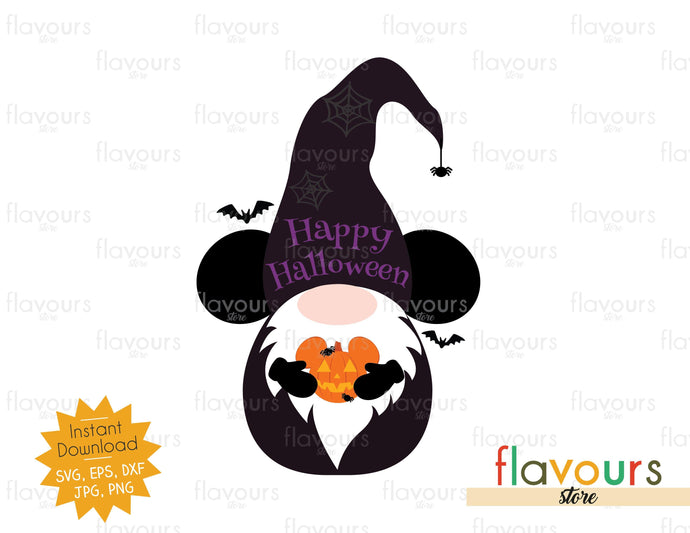 Download Happy Halloween Mickey Gnome Svg Cut File Flavoursstore