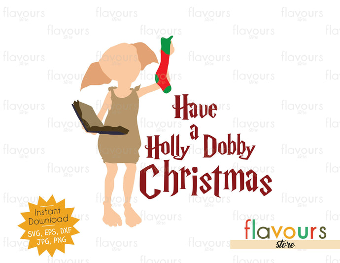 Have A Holly Dobby Christmas Harry Potter Instant Download Flavoursstore