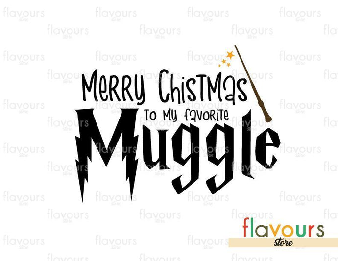 Merry Christmas To My Favorite Muggle Harry Potter Cuttable Design Flavoursstore