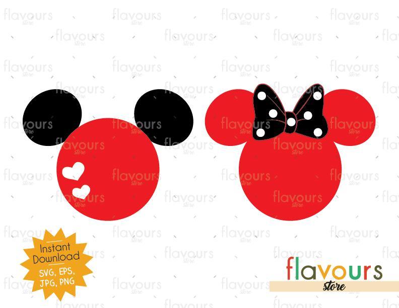 Download Mickey and Minnie - Instant Download - SVG Cut File ...