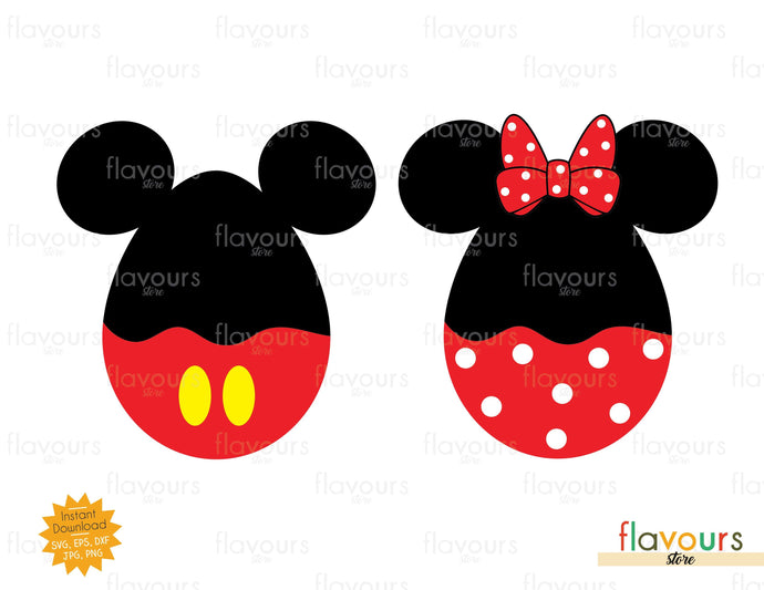 Download Mickey And Minnie Easter Egg Svg Cut File Flavoursstore