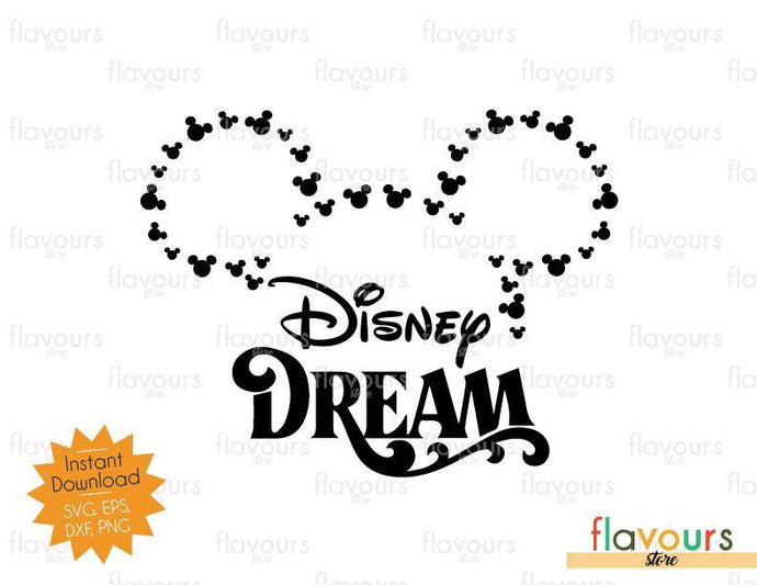 Download Mickey Heads Outline Disney Dream Disney Cruise Svg Cut File Flavoursstore