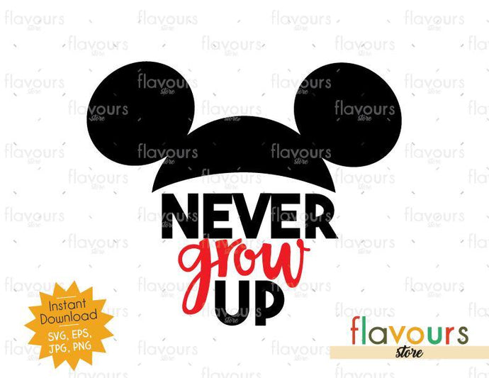 Free Free 332 Never Grow Up Disney Svg SVG PNG EPS DXF File