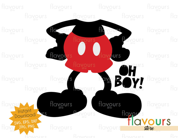 Download Oh Boy Mickey Standing With Hands On Hips Svg Cut File Flavoursstore