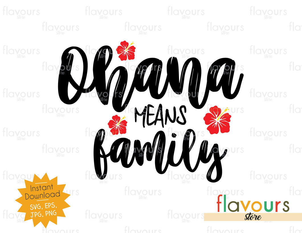 Ohana means Family - Lilo and Stitch - SVG Cut File ...