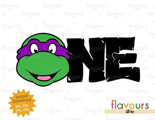 Ninja Turtles Donatello SVG, PNG, JPG files. TMNT. Digital d