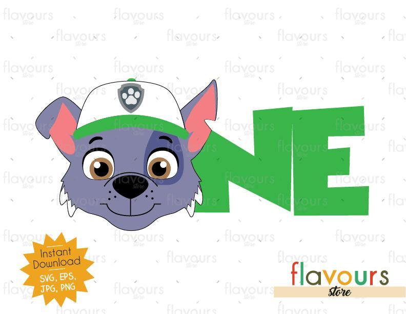 Download One - Rocky - Paw Patrol - Instant Download - SVG FILES ...