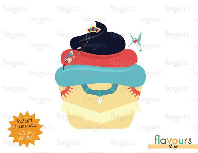 Download Pocahontas Cupcake Disney Princess Svg Cut File Flavoursstore SVG, PNG, EPS, DXF File