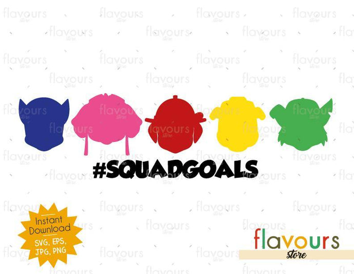 Download Paw Patrol Squad Goals Instant Download Cuttable Design Files Flavoursstore