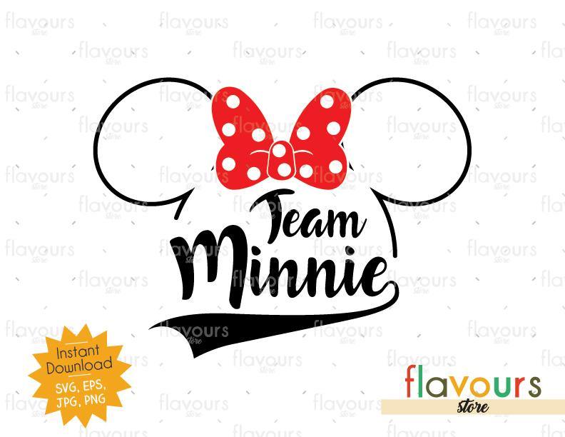Download Team Minnie - Disney Trip - SVG Cut File - FlavoursStore
