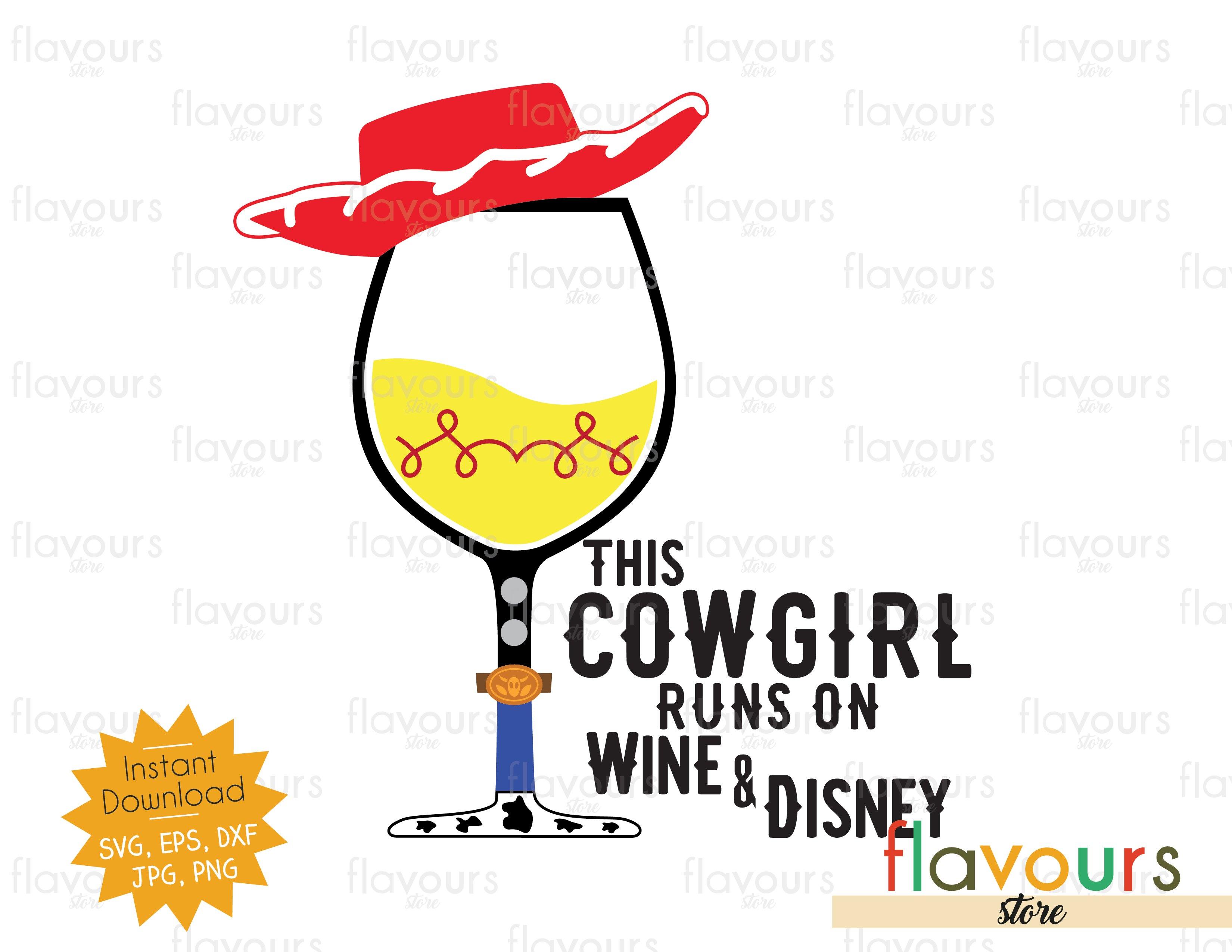 Download This Cowgirl Runs On Wine And Disney Toy Story Instant Download Flavoursstore PSD Mockup Templates