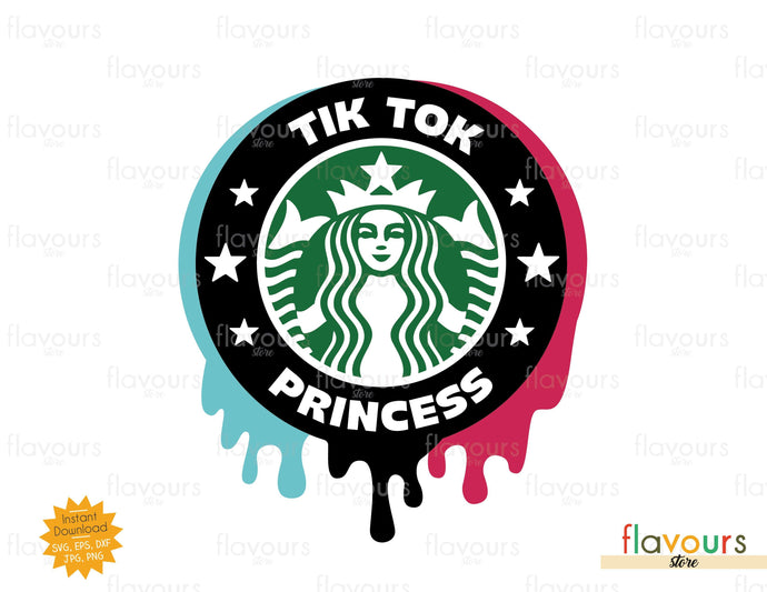 Download Tik Tok Princess Starbucks Svg Cut File Flavoursstore