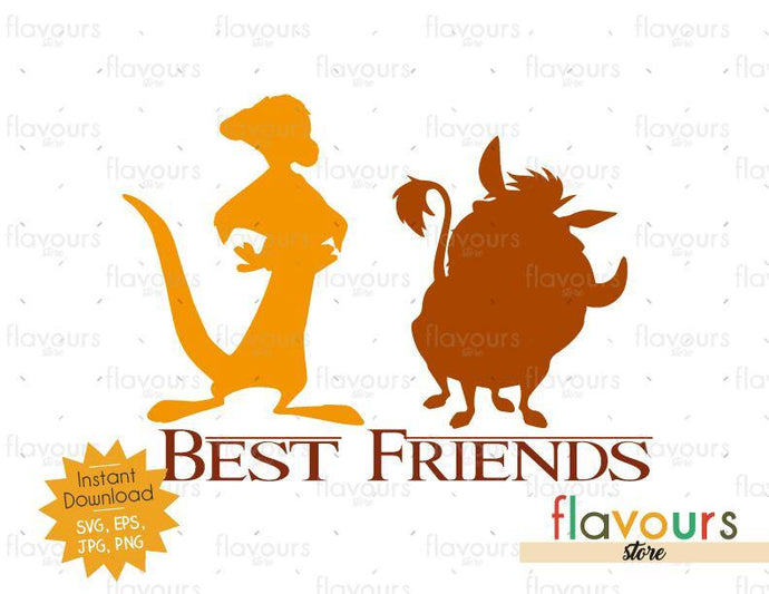 Timon And Pumba Best Friends Lion King Svg Cut File Flavoursstore