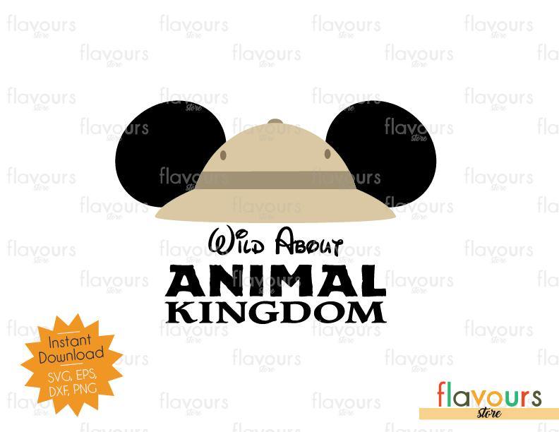 Wild About Animal Kingdom Mickey Ears Hat - SVG Cut File – FlavoursStore