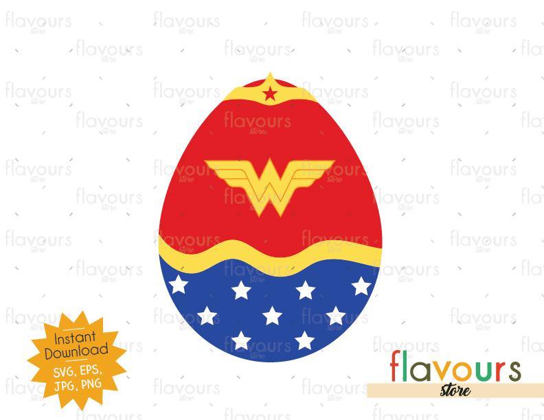 Download Wonder Woman Easter Egg - Instant Download - SVG Cut File - FlavoursStore