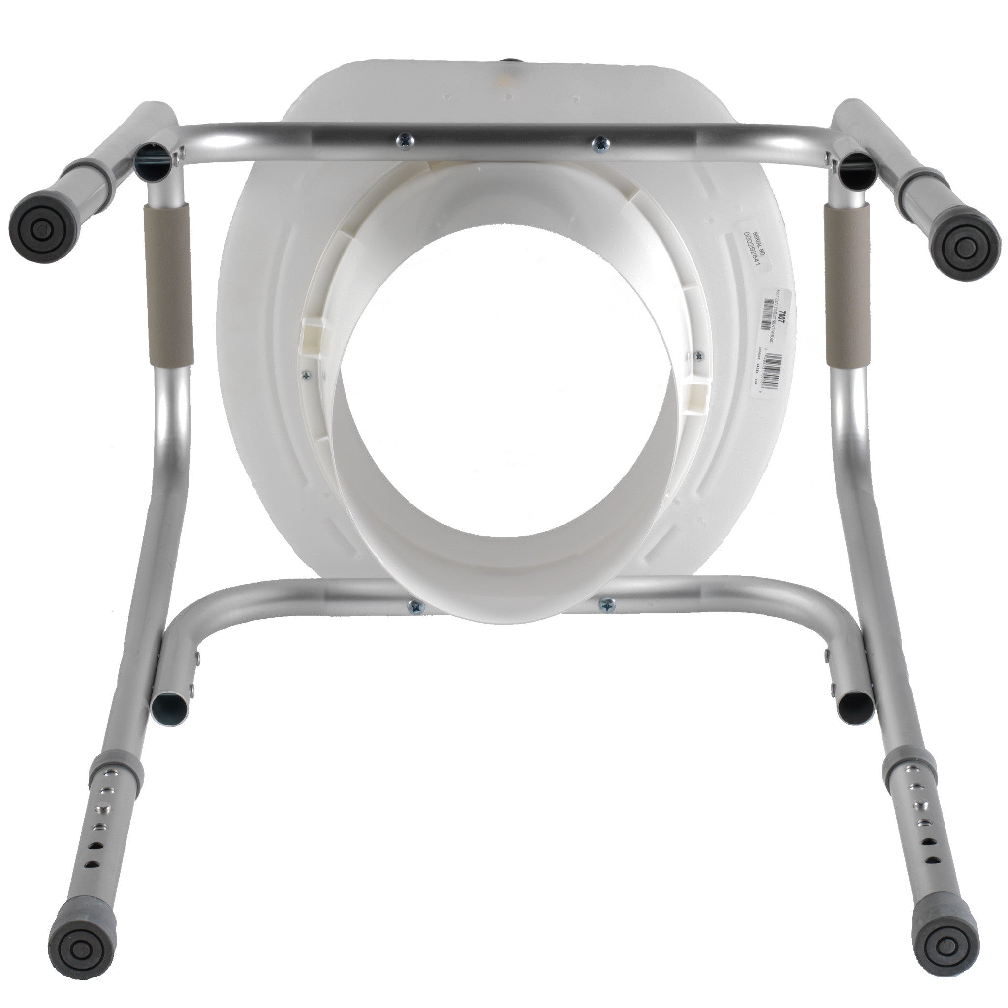 7007 / Raised Toilet Seat with Safety Frame – PCPMedical