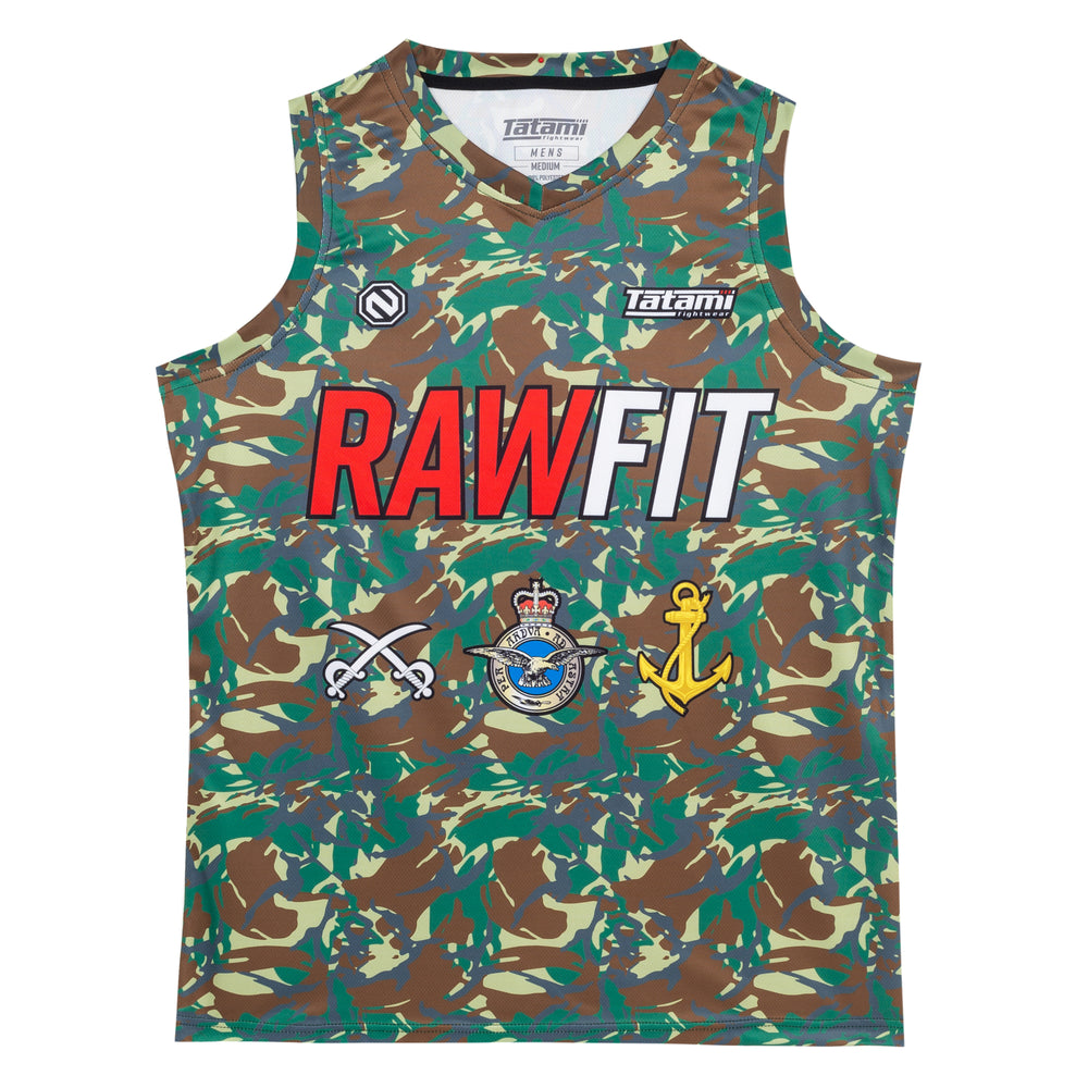 Image of Tatami Fightwear Charity Rawfit 2021 Dry Fit Vest - Camo