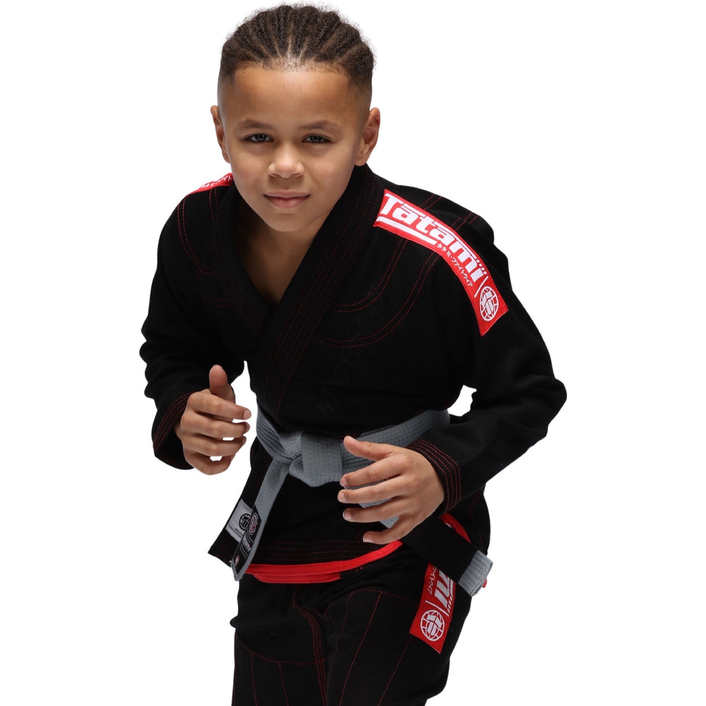 Image of Tatami Fightwear Complite Junior Black Jiu Jitsu BJJ Gi
