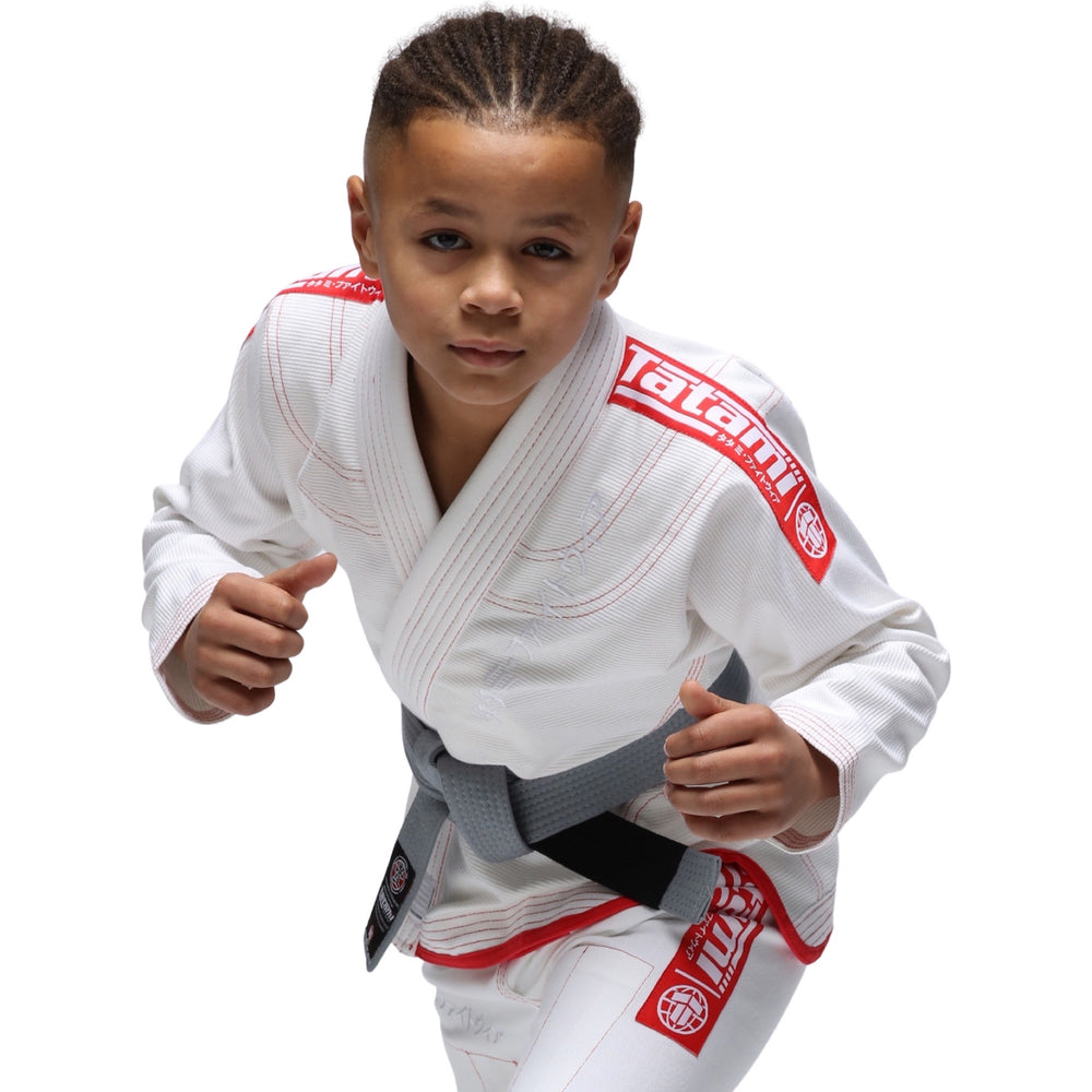 Image of Tatami Fightwear Complite Junior White Jiu Jitsu BJJ Gi