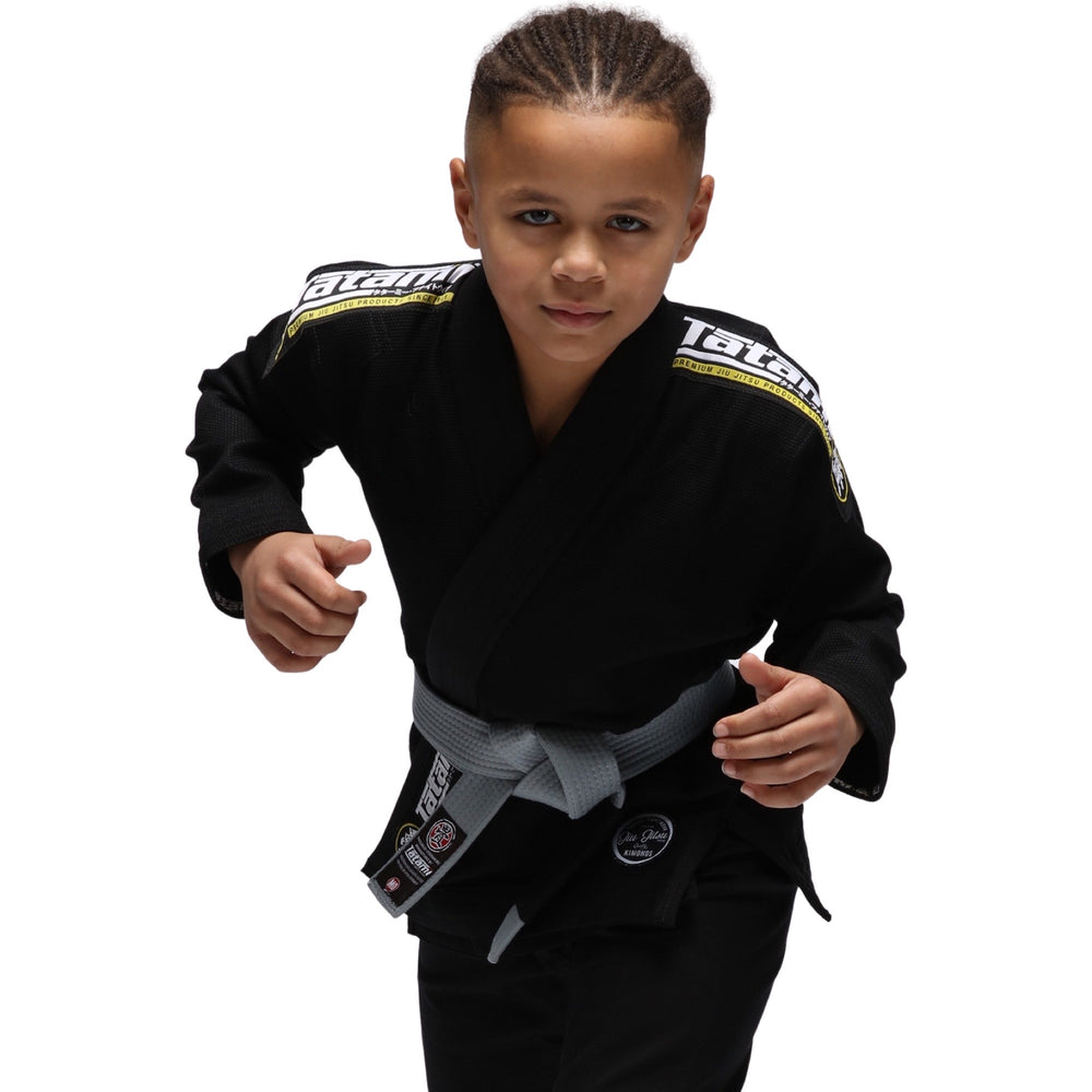Image of Tatami Fightwear Kids Nova Absolute Black BJJ Gi