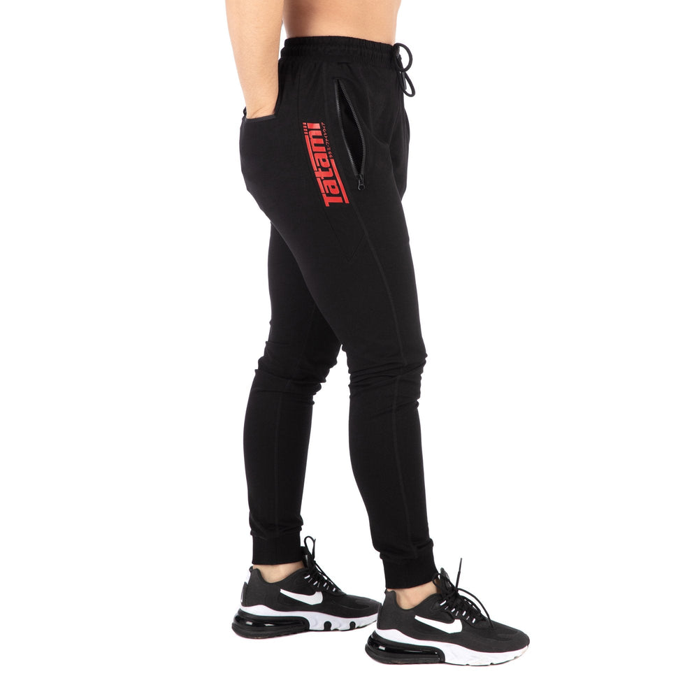 Image of Tatami Fightwear Ladies Logo Joggers - Black & Red