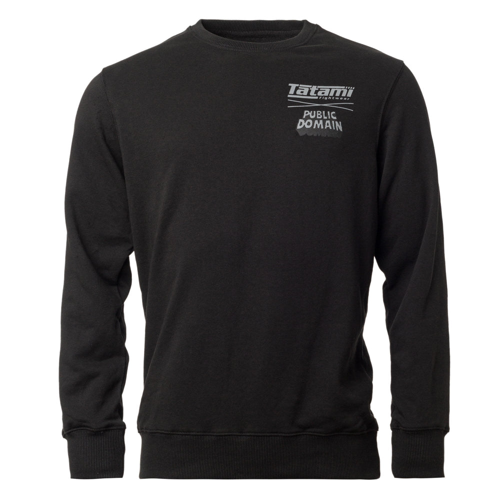 Image of Tatami Fightwear x Public Domain Jiu Jitsu Saves Sweatshirt - Black