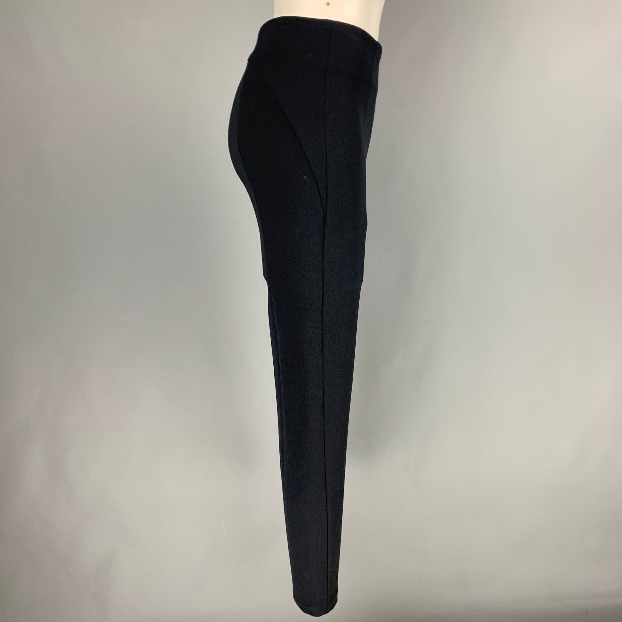 HERMES Size 8 Black Polyester Wide Leg Dress Pants – Sui Generis Designer  Consignment