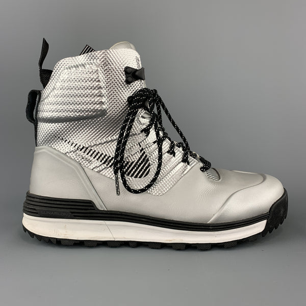 silver acg boots