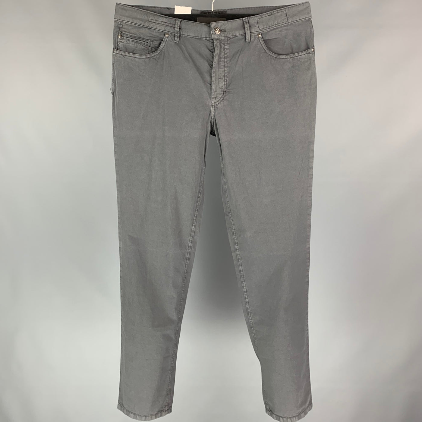 grind Blij Telemacos GARDEUR Nevio 2 Size 36 Dark Gray Cotton Jean Cut Casual Pants – Sui  Generis Designer Consignment