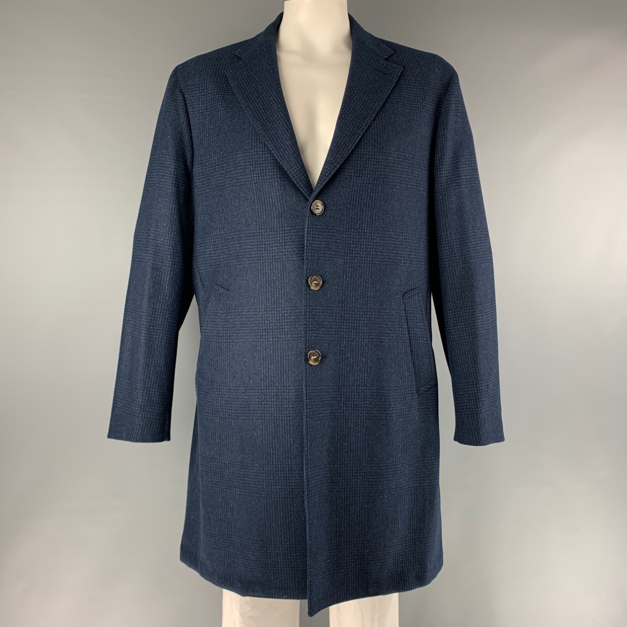 Pre-owned Louis Vuitton Wool Coat In Black