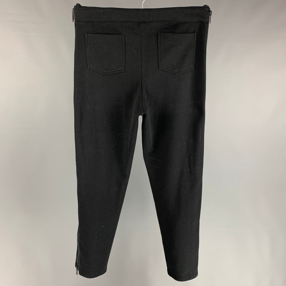 GIVENCHY Size L Black Solid Polyester Cotton Sweatpants Casual Pants