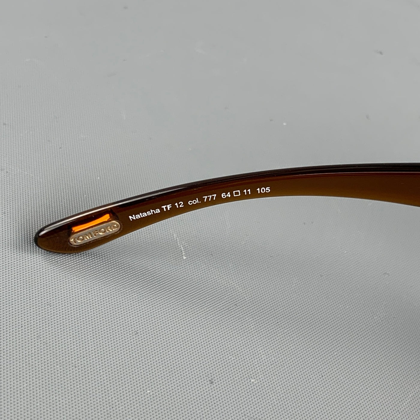 TOM FORD Brown Acetate Natasha Shield Sunglasses – Sui Generis Designer  Consignment