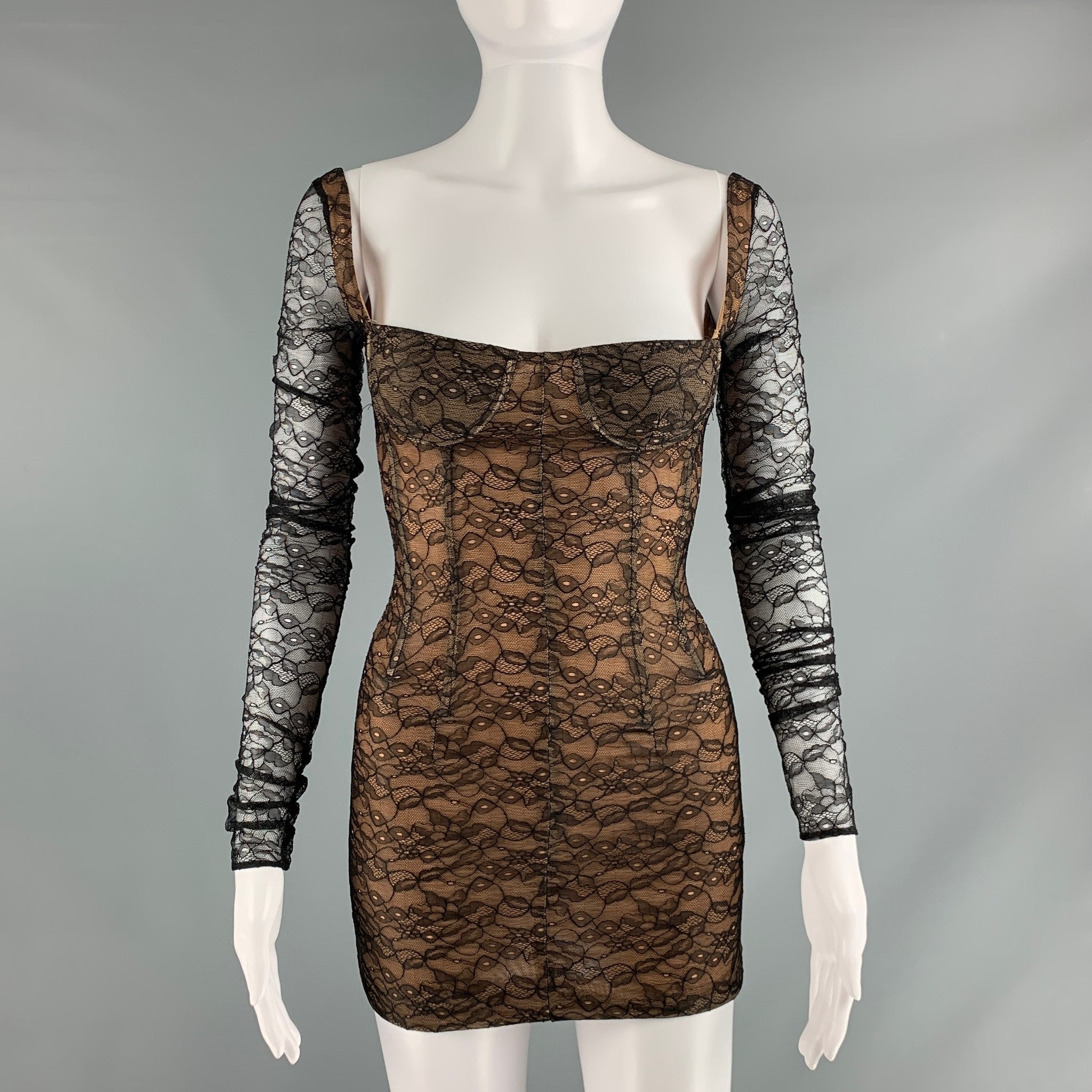 LOUIS VUITTON Size M Black Viscose Ruched Knee-Length Cocktail Dress – Sui  Generis Designer Consignment