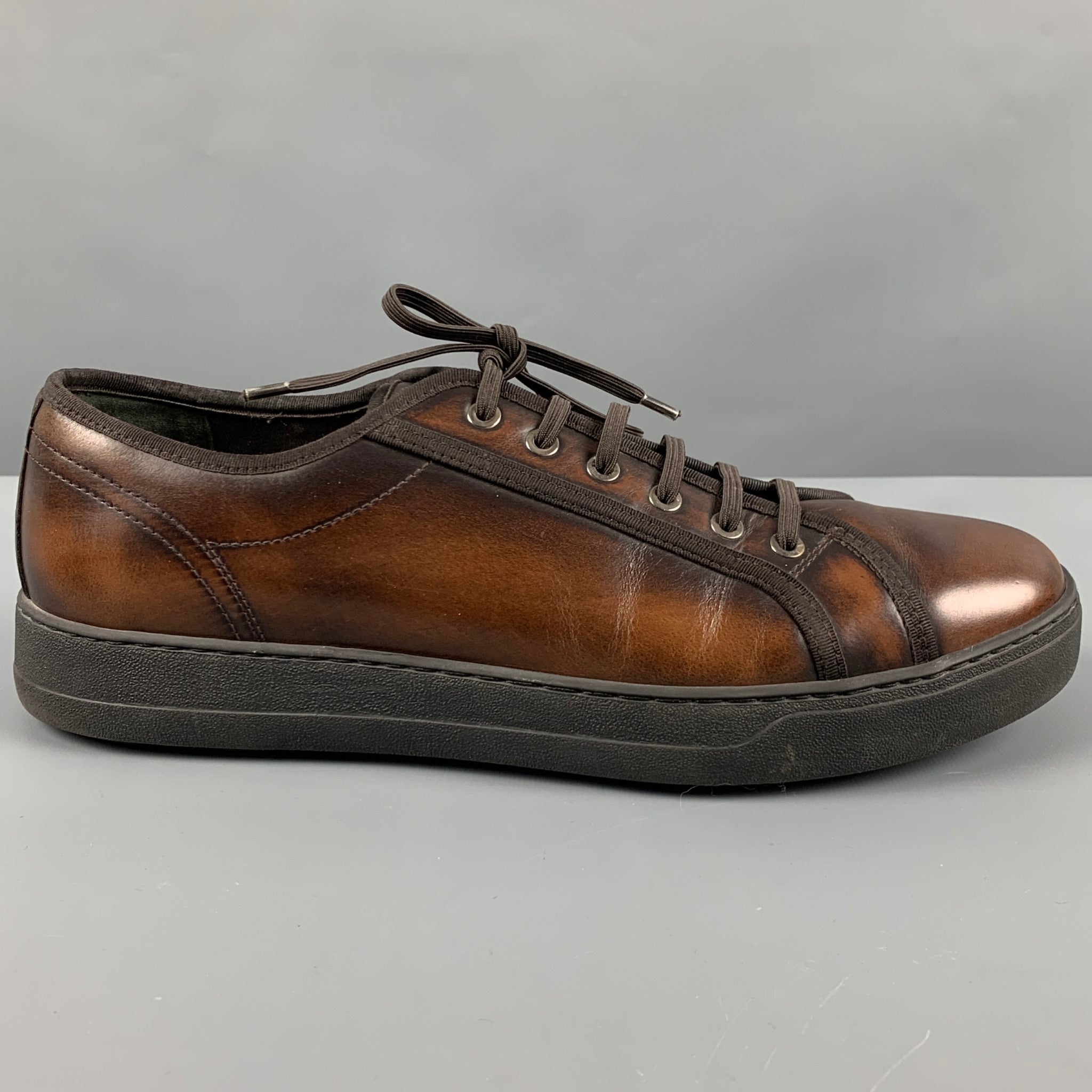 SALVATORE FERRAGAMO Size 9 Red Brown Leather Suede Cap Toe Laces – Sui  Generis Designer Consignment