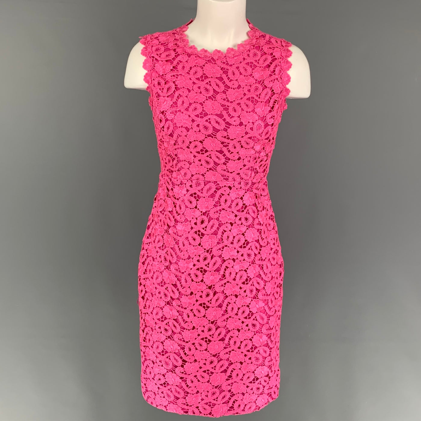 KATE SPADE Size XS Pink Polyester Lace Shift Dress – Sui Generis Designer  Consignment