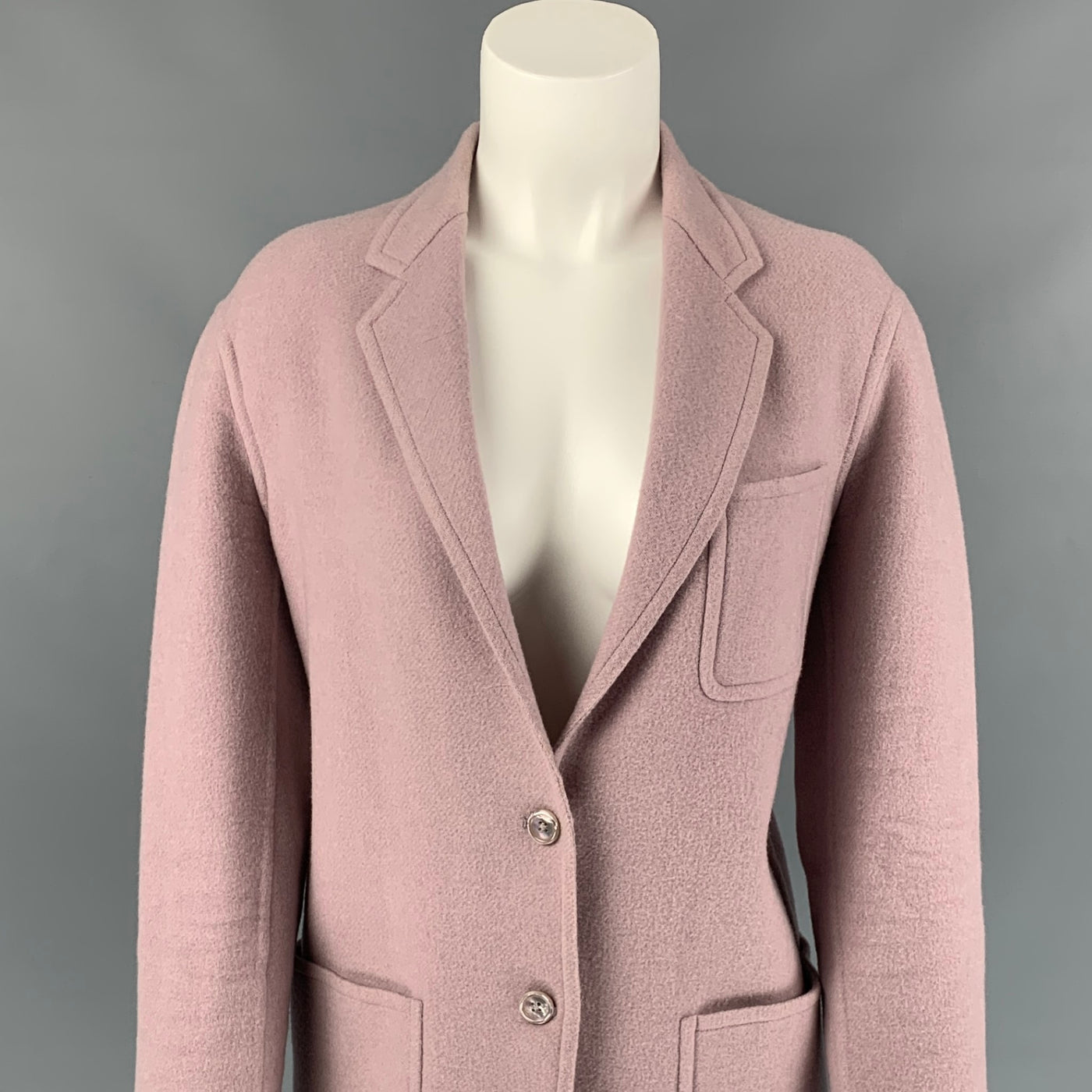 RALPH LAUREN Purple Label Size 8 Pink Wool Blend Jacket – Sui Generis  Designer Consignment